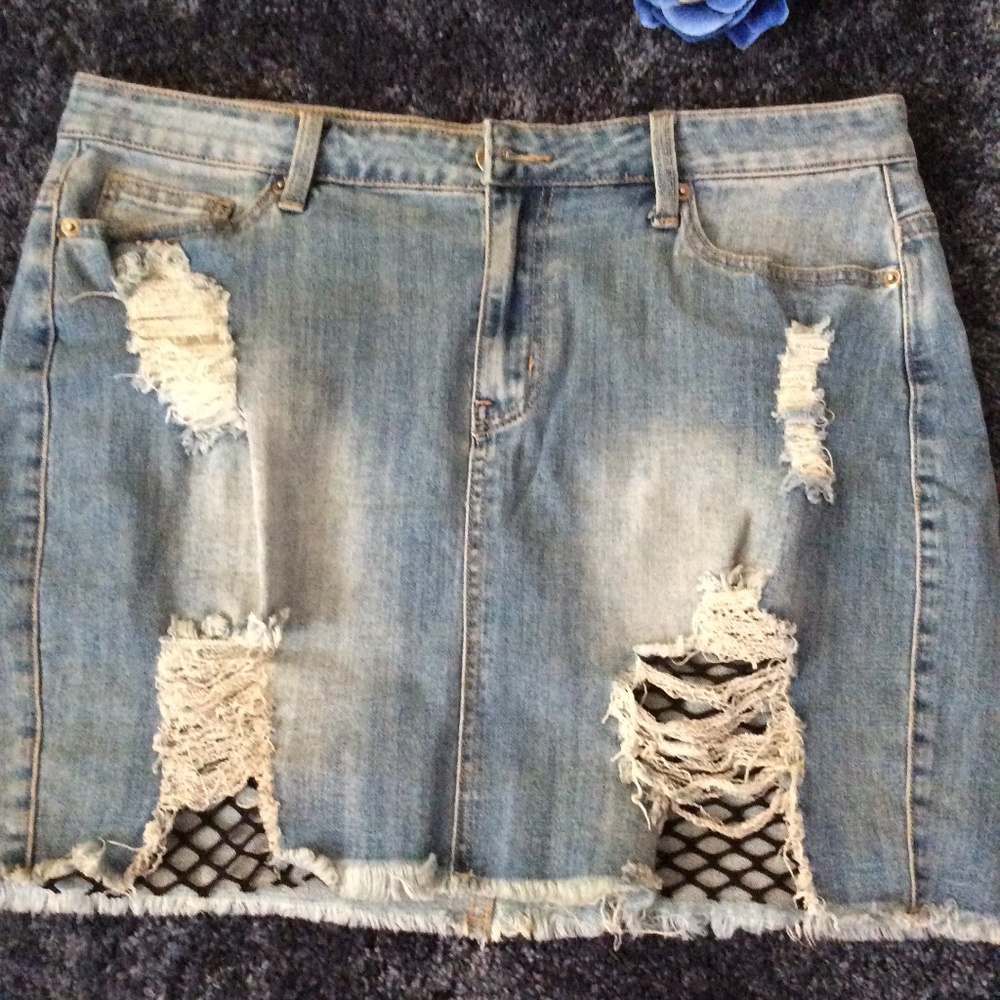 Denim skirt